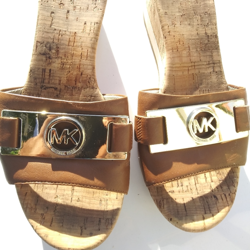 Michael Kors Wedge Slip on Sandals